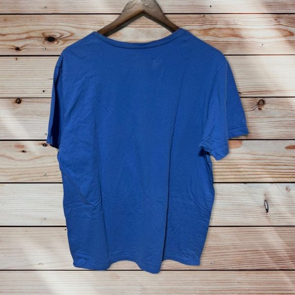 RVCA Blue T-Shirt Size Large - Picture 2 of 6